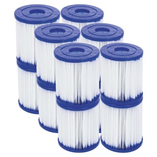 FILTR DO POMPY FILTRUJĄCEJ TYP I - KOMPLET 12 SZT. BESTWAY 58093