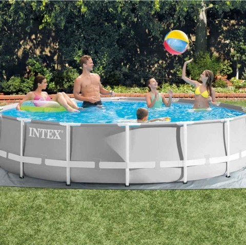 Basen ogrodowy stelażowy 427x107 zestaw 12w1 INTEX 26720 Basen ogrodowy stelażowy 427x107 zestaw 12w1 INTEX 26720