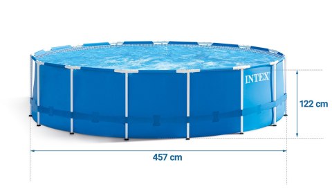 Basen ogrodowy stelażowy 457 x 122 cm 12w1 INTEX 28242 Basen ogrodowy stelażowy 457 x 122 cm 12w1 INTEX 28242