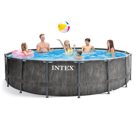 Basen ogrodowy stelażowy 457 x 122 cm zestaw 18w1 INTEX 26742 Basen ogrodowy stelażowy 457 x 122 cm zestaw 18w1 INTEX 26742