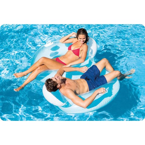 PODWÓJNY PŁYWAJĄCY FOTEL 198 X 117 CM INTEX 56800 PODWÓJNY PŁYWAJĄCY FOTEL 198 X 117 CM INTEX 56800