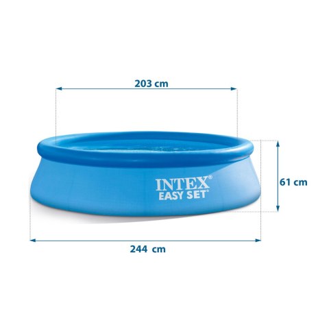 BASEN OGRODOWY ROZPOROWY 244 X 61 CM 18W1 INTEX 28108 BASEN OGRODOWY ROZPOROWY 244 X 61 CM 18W1 INTEX 28108