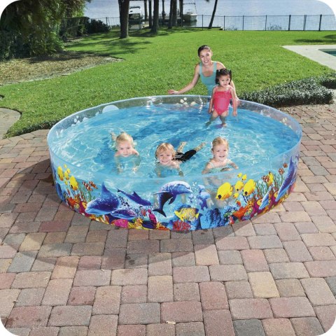 BASEN OGRODOWY ROZPOROWY DLA DZIECI 244 X 46 CM BESTWAY 55031