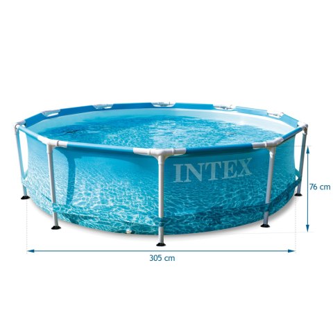 BASEN STELAŻOWY 305 X 76 CM 5W1 INTEX 28206 BASEN STELAŻOWY 305 X 76 CM 5W1 INTEX 28206