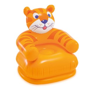 FOTEL DMUCHANY DLA DZIECKA WESOŁE ZWIERZĘTA 65 X 64 CM INTEX 68556 MIŚ