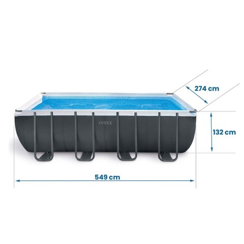 Basen ogrodowy stelażowy 549 x 274 x 132 cm 12w1 INTEX 26356 Basen ogrodowy stelażowy 549 x 274 x 132 cm 12w1 INTEX 26356