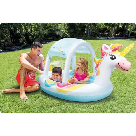 BRODZIK Z DASZKIEM JEDNOROŻEC 254 X 132 CM INTEX 58435 BRODZIK Z DASZKIEM JEDNOROŻEC 254 X 132 CM INTEX 58435
