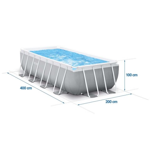 Basen ogrodowy stelażowy 400 x 200 x 100 cm 17w1 INTEX 26788 + maszynka do baniek GRATIS Basen ogrodowy stelażowy 400 x 200 x 100 cm 17w1 INTEX 26788 + maszynka do baniek GRATIS