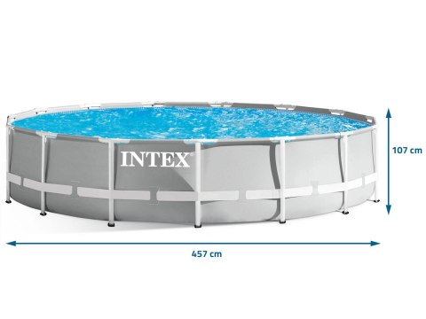 Basen ogrodowy stelażowy 457 x 107 cm 12w1 INTEX 26724GN Basen ogrodowy stelażowy 457 x 107 cm 12w1 INTEX 26724GN