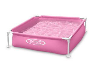 BASEN STELAŻOWY MINI DLA DZIECI RÓŻOWY 122 X 122 X 30 CM INTEX 57172