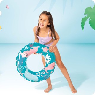KOŁO DO PŁYWANIA KOLOROWE NIEBIESKIE 61 CM INTEX 59242