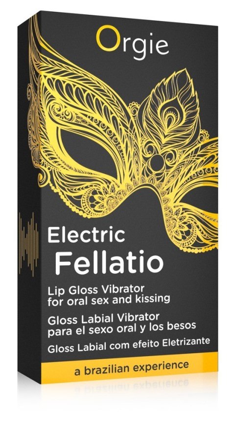 BŁYSZCZYK STYMULUJĄCY SEXY VIBE! - ELETRIC FELLATIO VIBRATING GLOSS 15ML