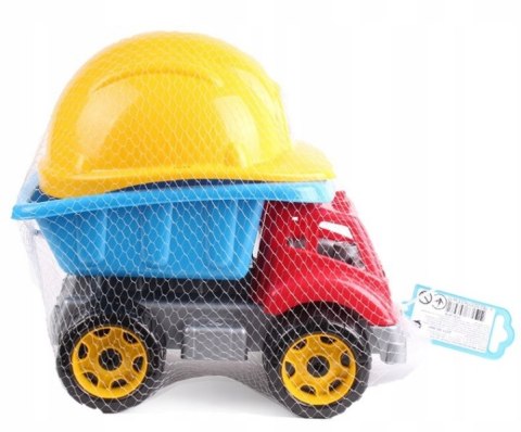 WYWROTKA AUTO +KASK ZESTAW DO PIASKU DLA DZIECI WYWROTKA AUTO +KASK ZESTAW DO PIASKU DLA DZIECI